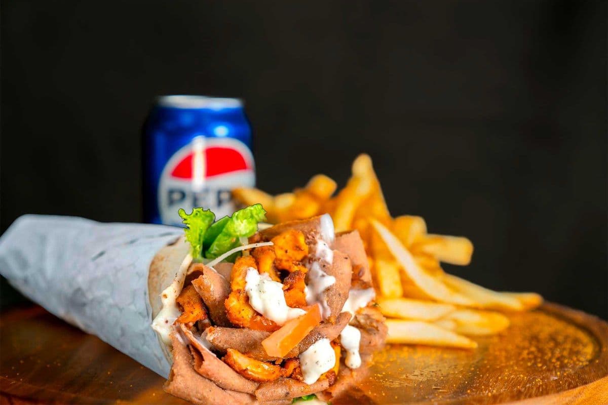 Large Mix Donair Combo
