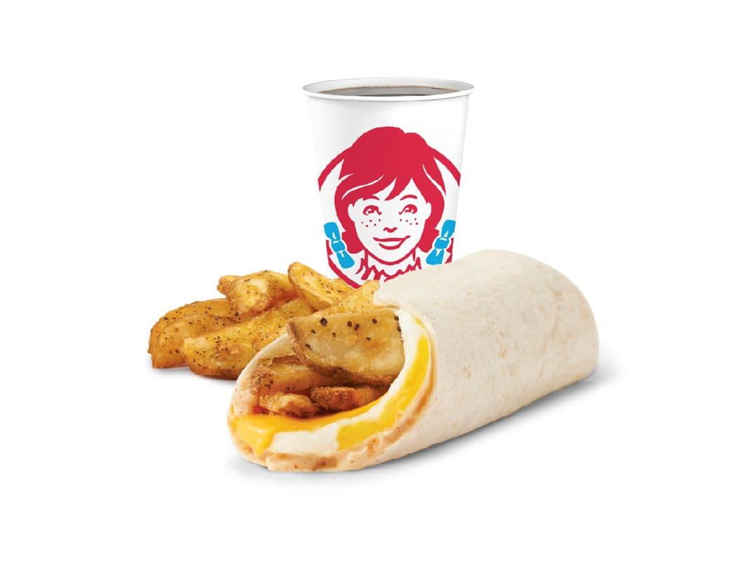 Egg & Cheese Breakfast Wrap Combo - Medium