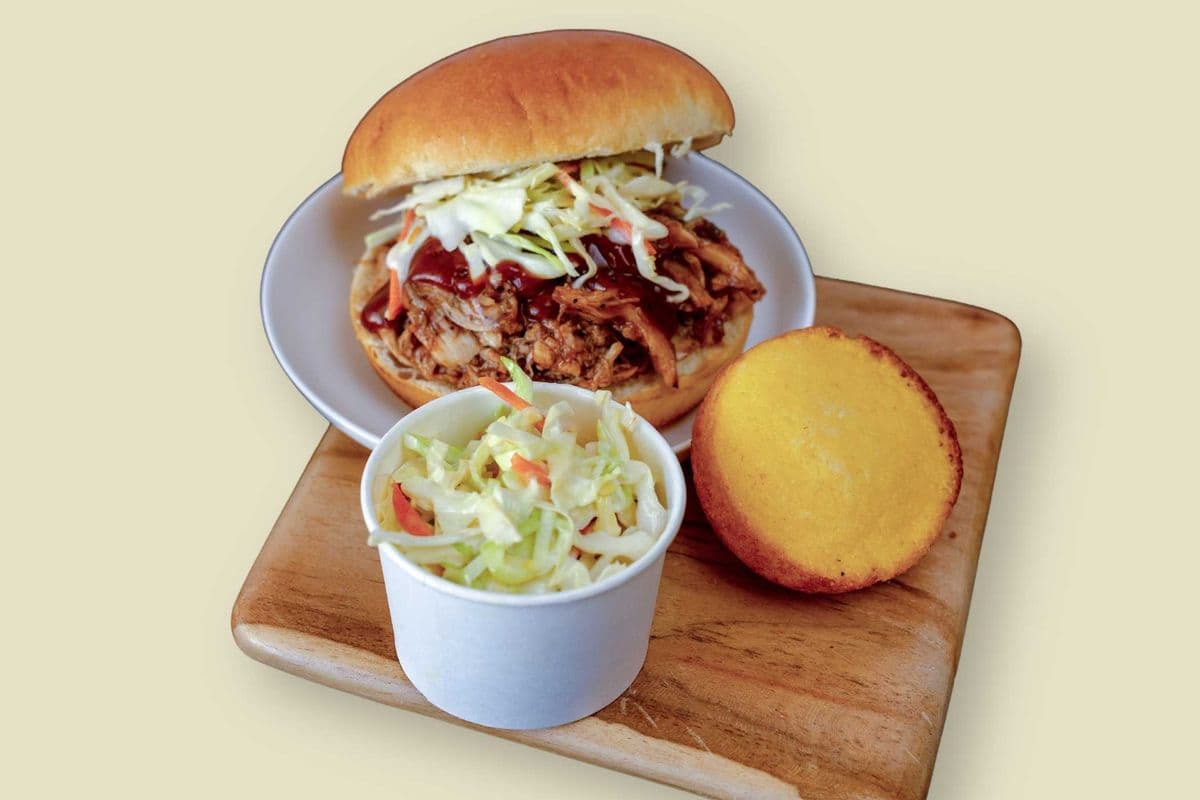 BBQ Pulled Chicken Sandwich Meal