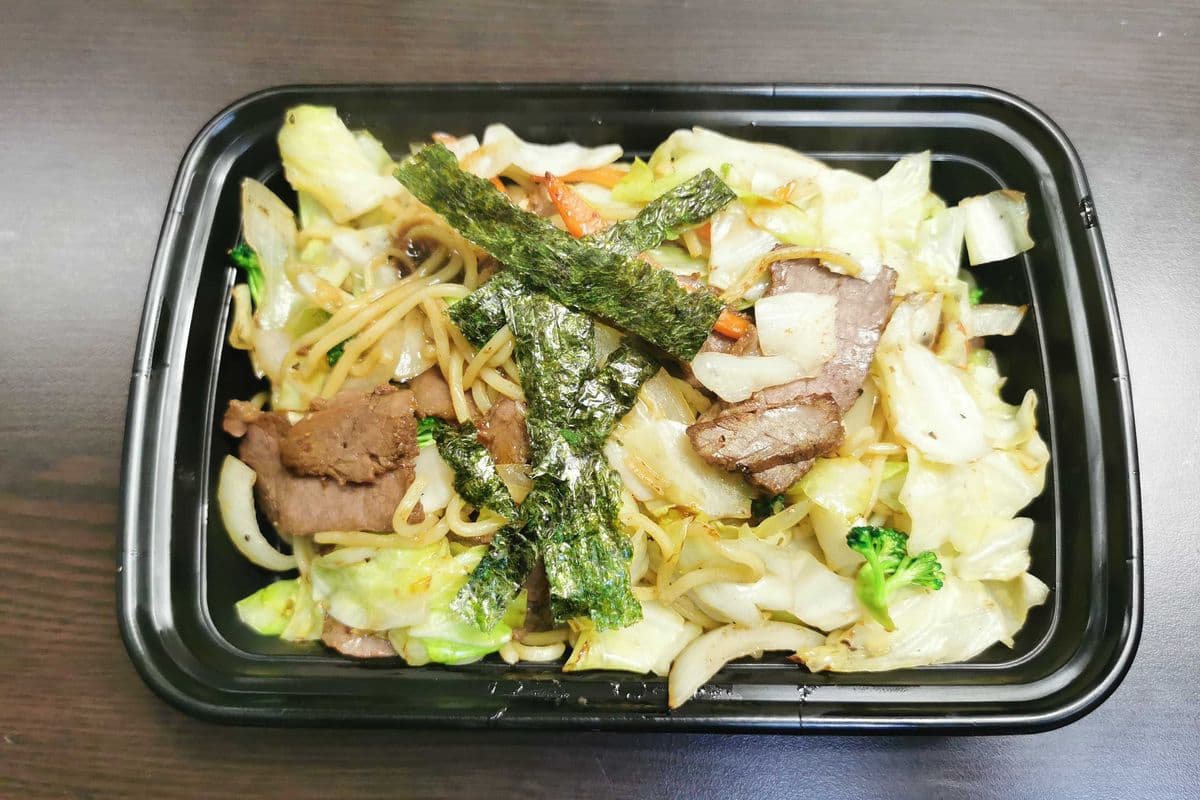 Pan Fried Ramen with Beef