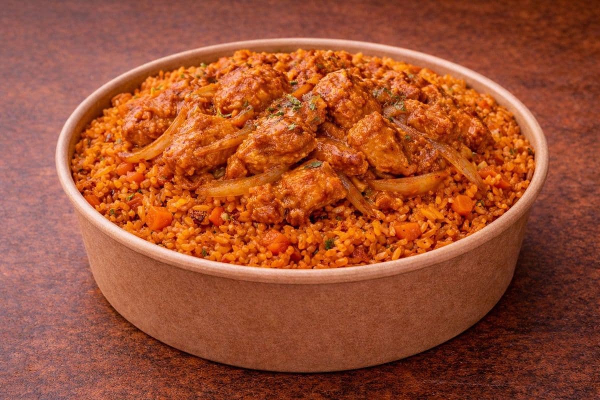 Butter Chicken Rice Bowl