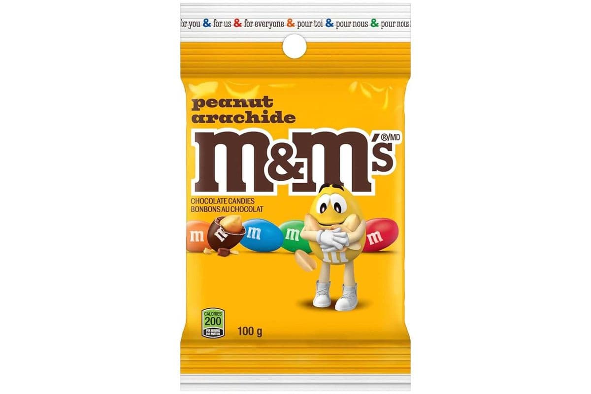 M&M's Peanut Chocolate Candies Bag (100 g)