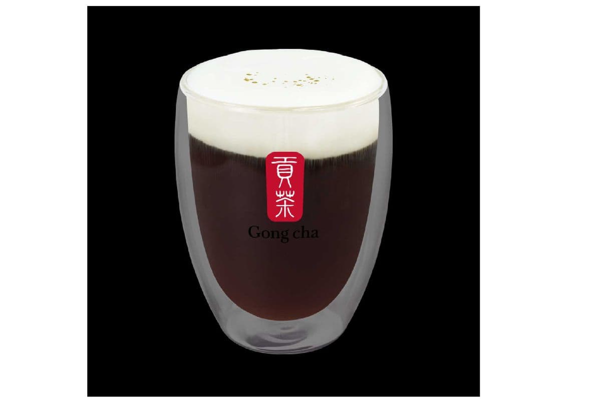 HOT Milk Foam Black Tea