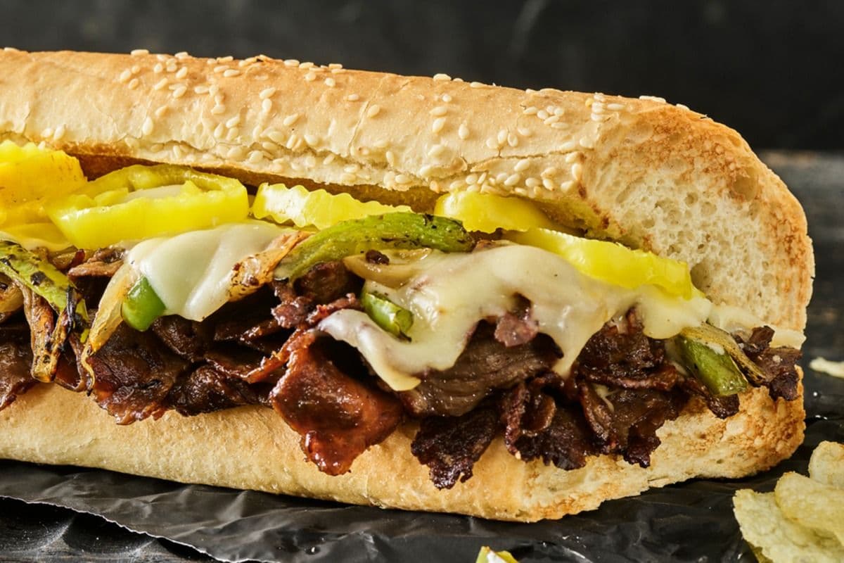 12" Classic Philly Cheese Steak Sub