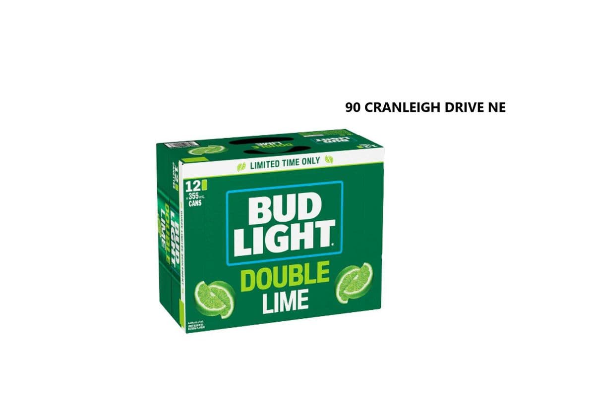BUD LIGHT DOUBLE LIME 12CANS (1 x 12x355ml)
