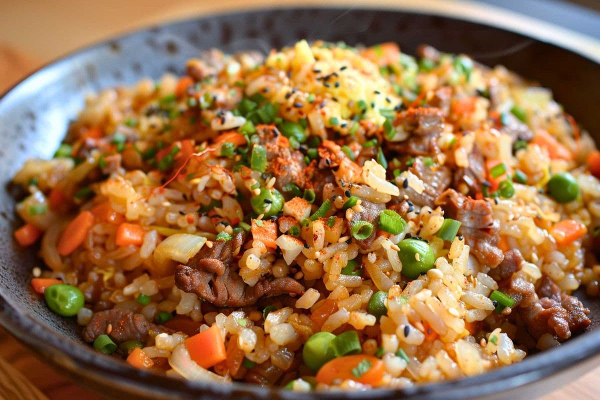 Pickle Beef Fried Rice