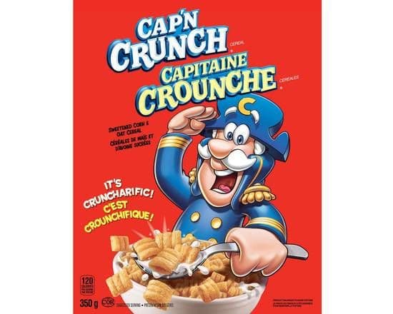 Céréales Capitaine Crounche Originale 350g/ Cap'n Crunch Original Cereal 350g