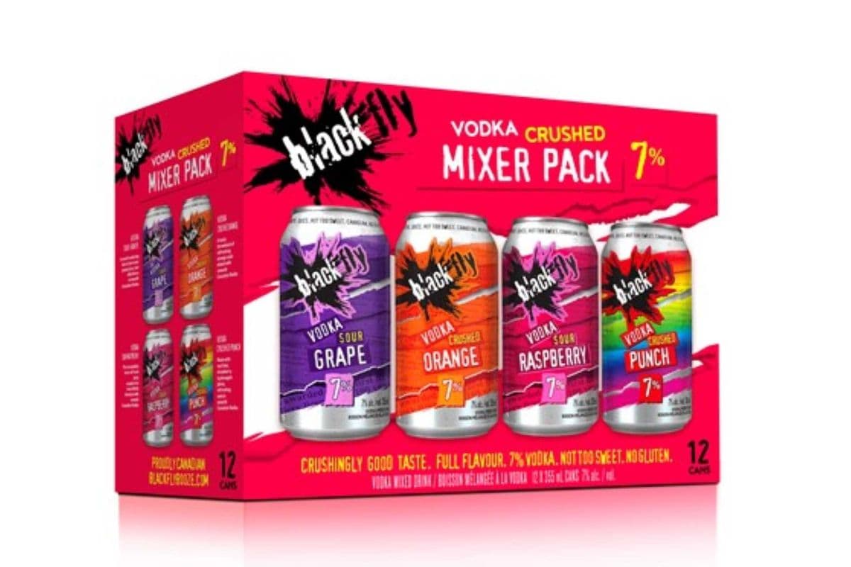 BLACK FLY CRUSHED MIXER (12 PACK) (12 x 355ML CAN)