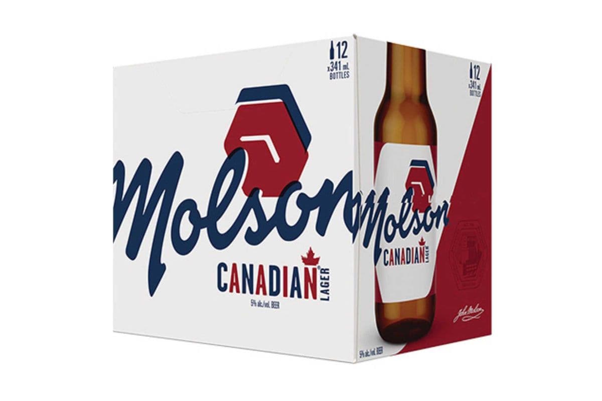 Molson (12 x 341ml Bottles)