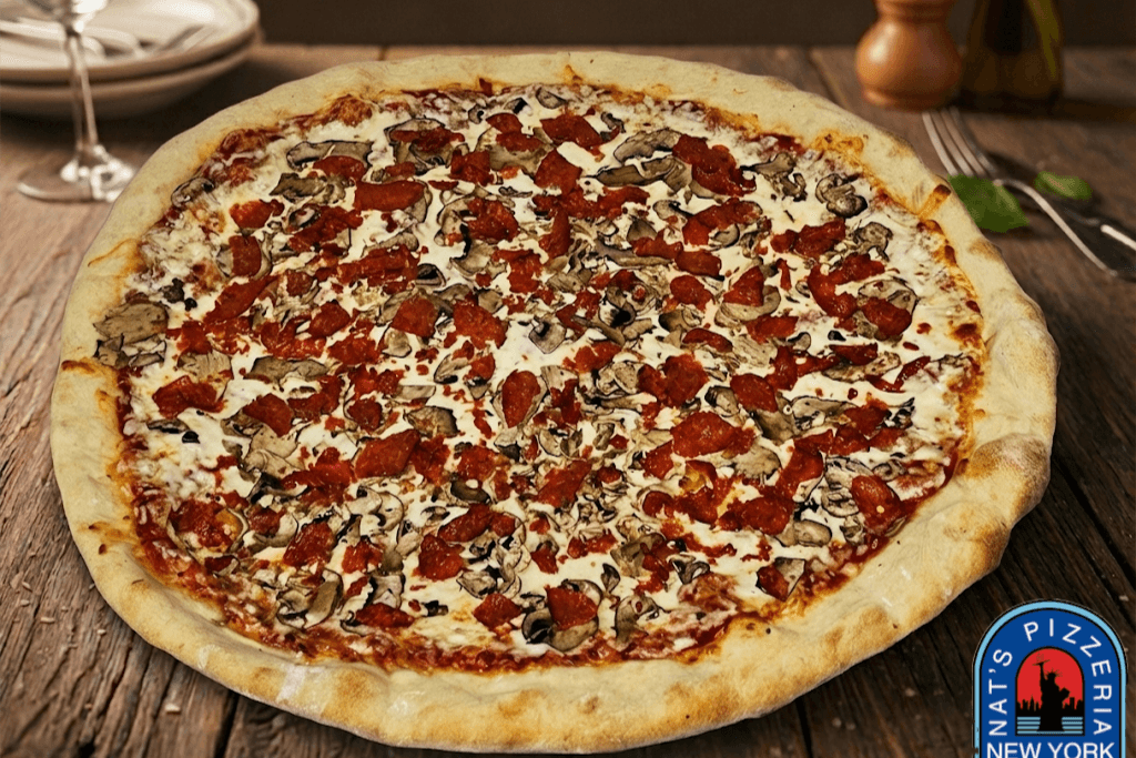 14. 14" Large Chorizo Mushroom Pizza