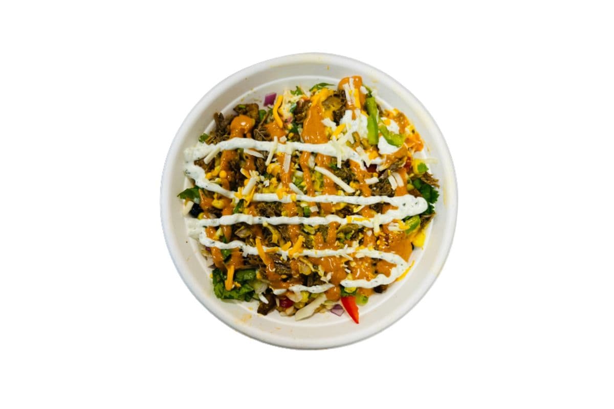 Messy Saucy Burrito Bowl
