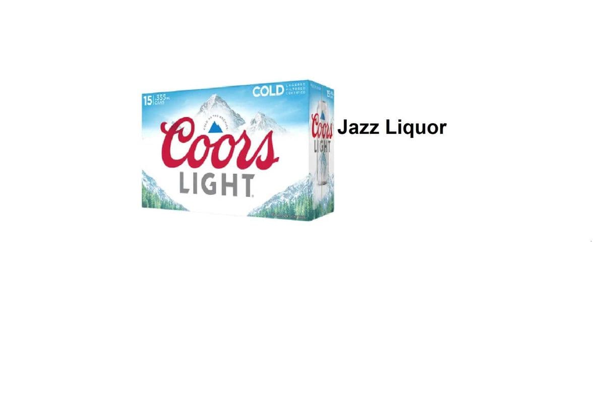 COORS LIGHT 15 CANS (1 x 15x355ML)