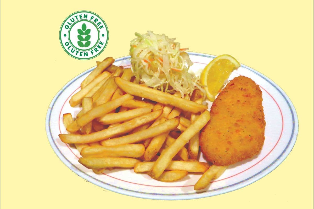 Cape Hake Meal with Cheddar Biscuit Breading (Gluten Free) 1 piece