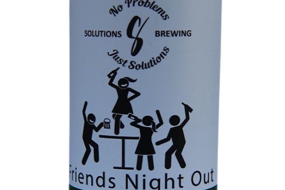 SOLUTIONS BREWING FRIENDS NIGHT OUT IPA 4pk 473ml (4 x 473ML)
