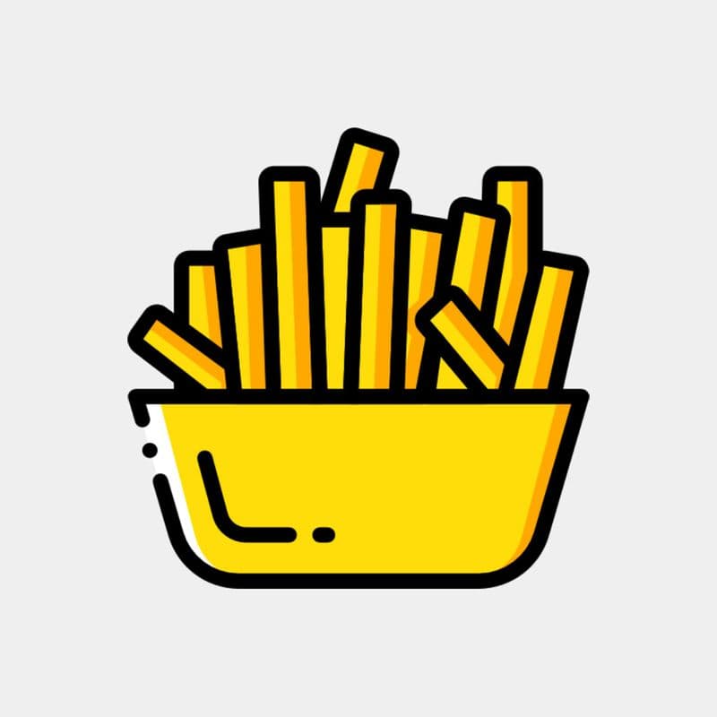 Frites au parmesan et beurre d'ail / Garlic Butter & Parmesan Fries