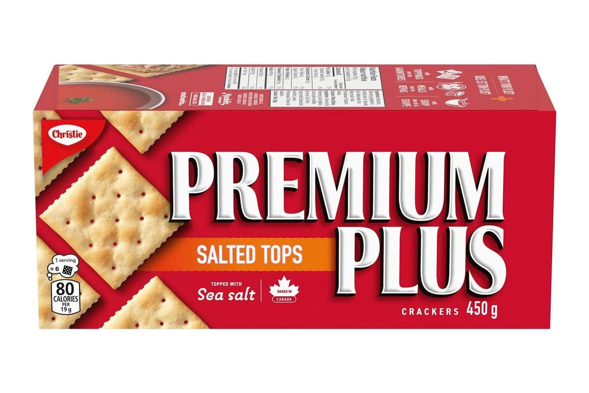 Prenium Plus - Craquelins Saupoudrés de Sel / Salted Tops Crakers (450 g)
