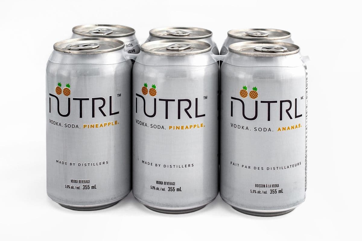 Nutrl Pineapple Vodka Soda (6 Cans) (6 x 355ml)