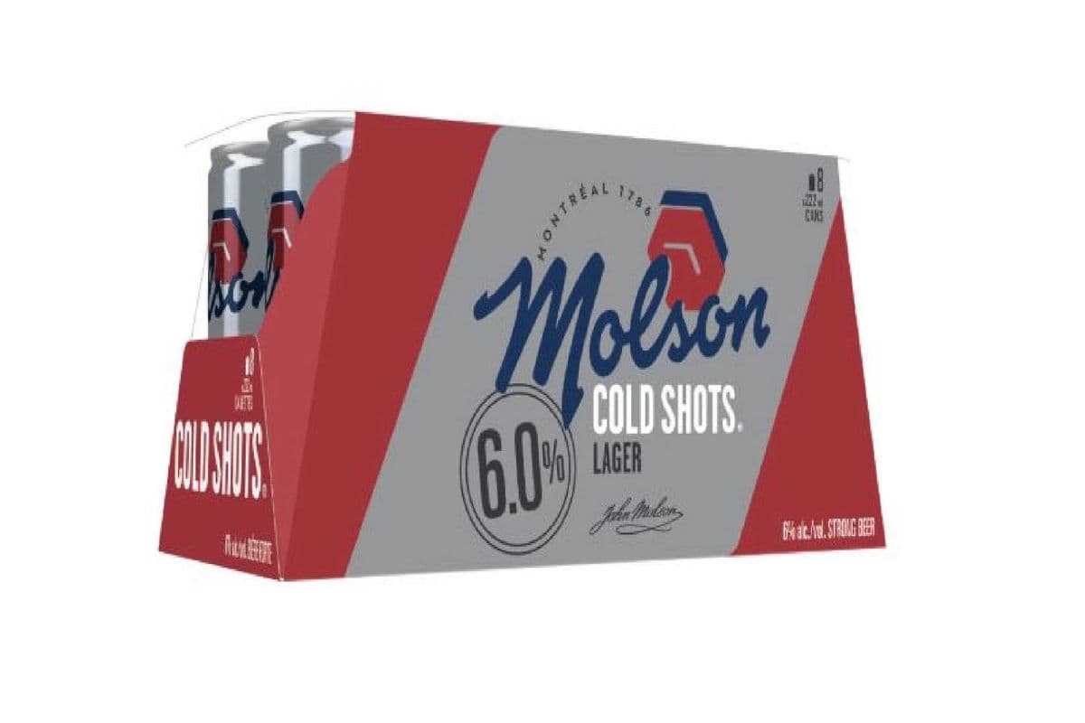MOLSON COLD SHOTS (8 x 222 ML)