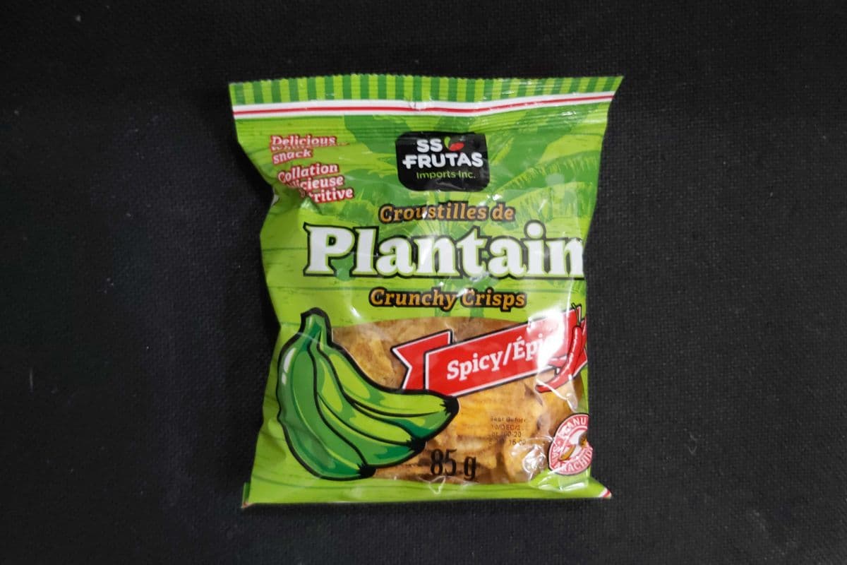Croustilles de plantain épicé / spicy plantain crunchy crisps