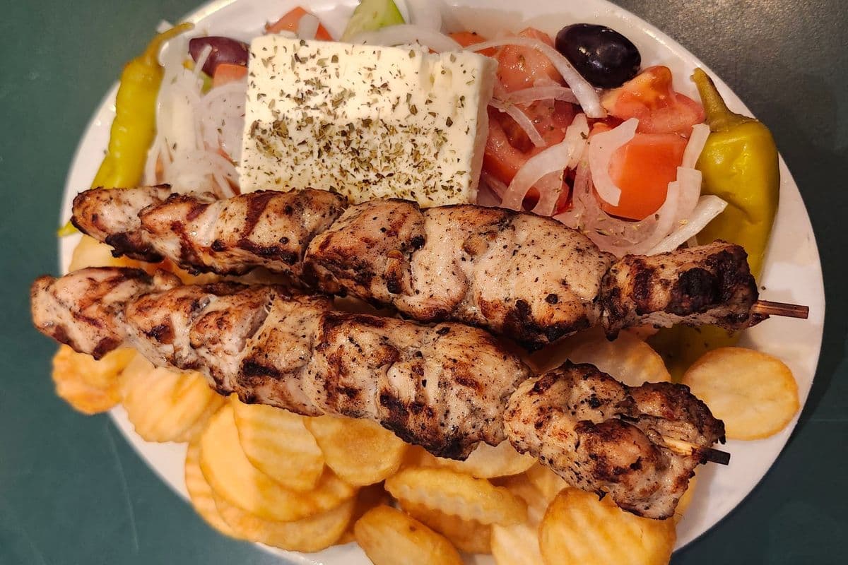 Brochettes de poulet Souvlaki (2 mcx) / Chicken Souvlaki Skewer (2 pcs)