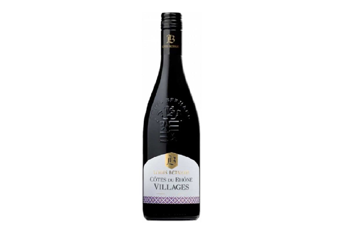 Louis Bernard Cotes Du Rhone Villages 2017 (750 ml Bottle) (1 x 750 ml)