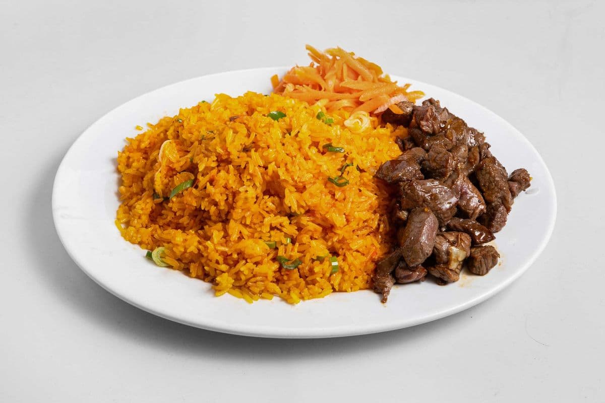78. Diced Beef Steak on Fried Rice