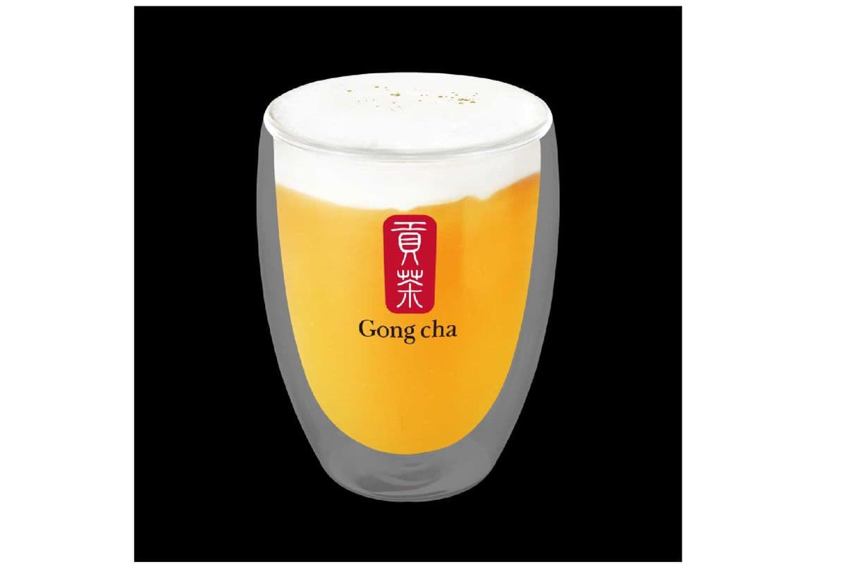 HOT Milk Foam Green Tea