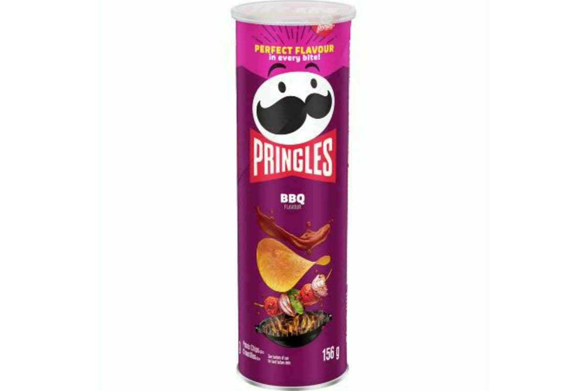 Pringles BBQ Flavour Potato Chips (156 g)