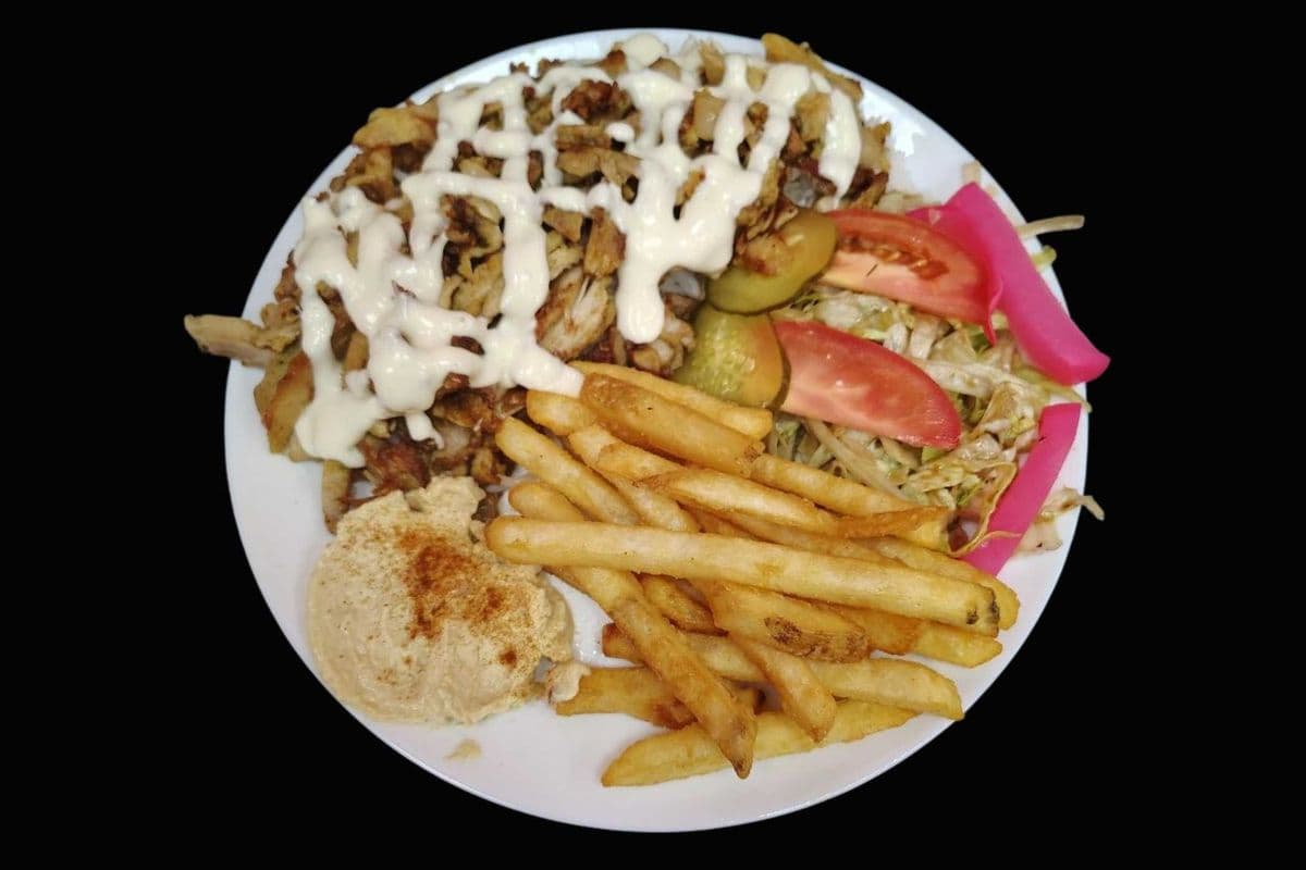 Chicken Shawarma Platter meal