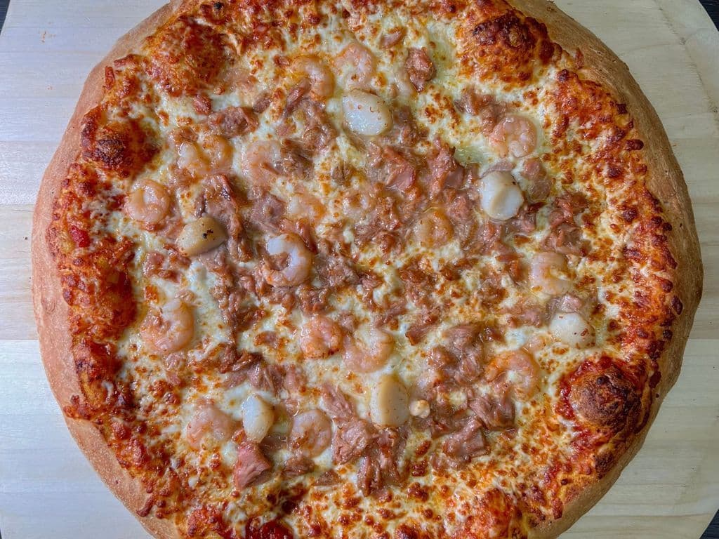Pizza fruit de mer