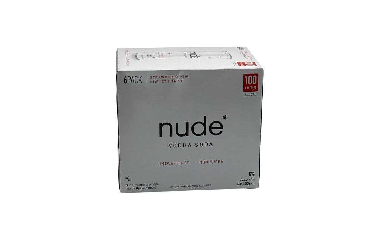 Nude Vodka Soda Strawberry Kiwi (6 Cans) (6 x 355ML)