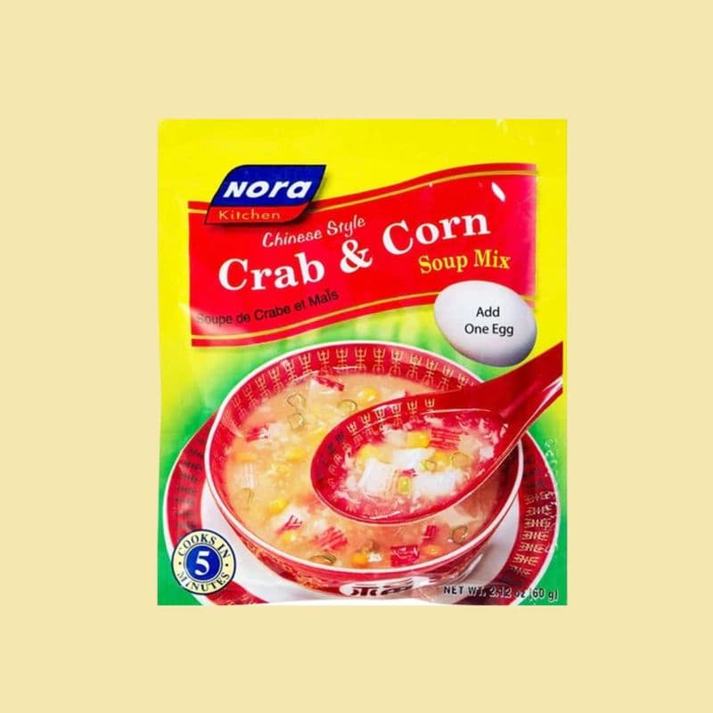 Crab & Corn Soup Mix, 60g, Nora