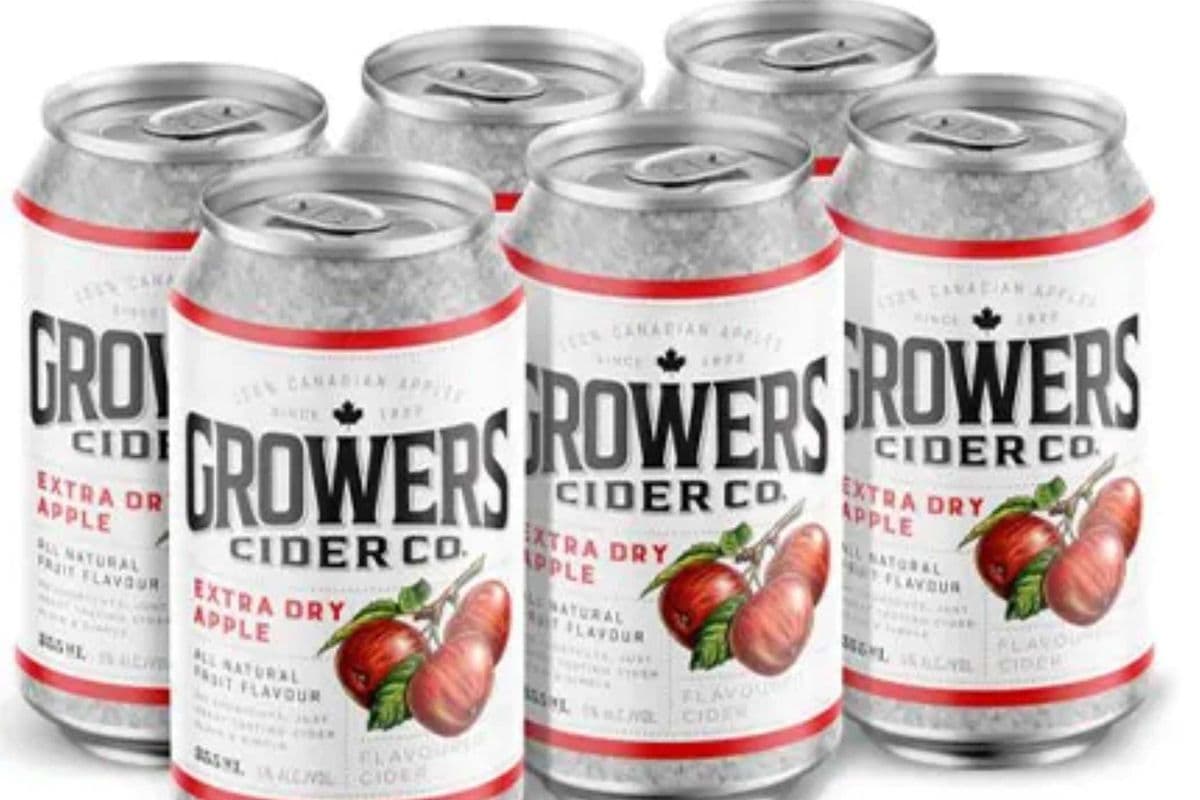 Growers Extra Dry (6 Cans) (6 x (5% ABV) (355 ml can))