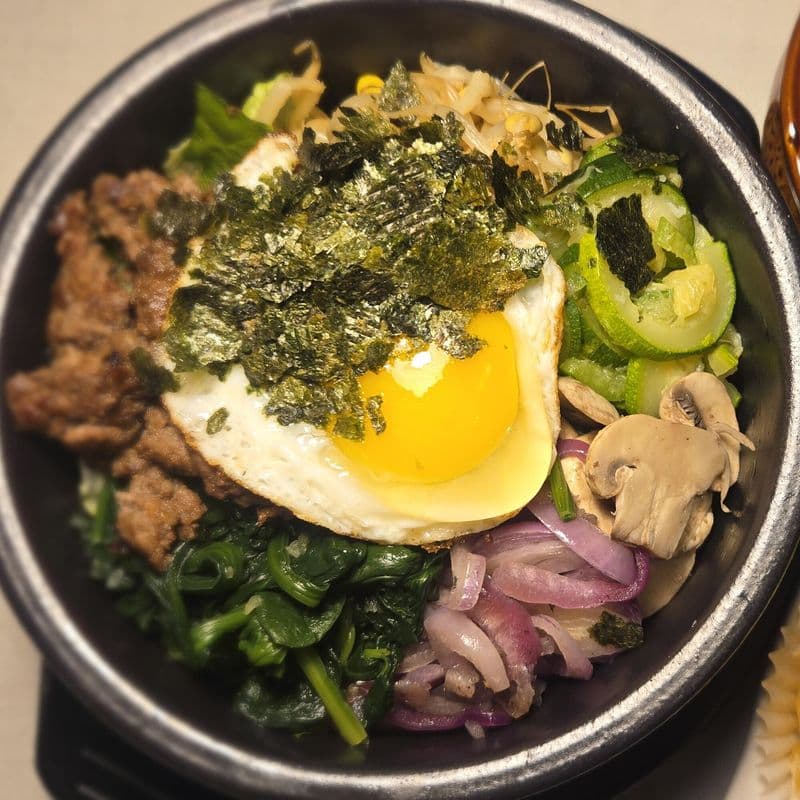 bœuf bibimbab / beef bibimbap