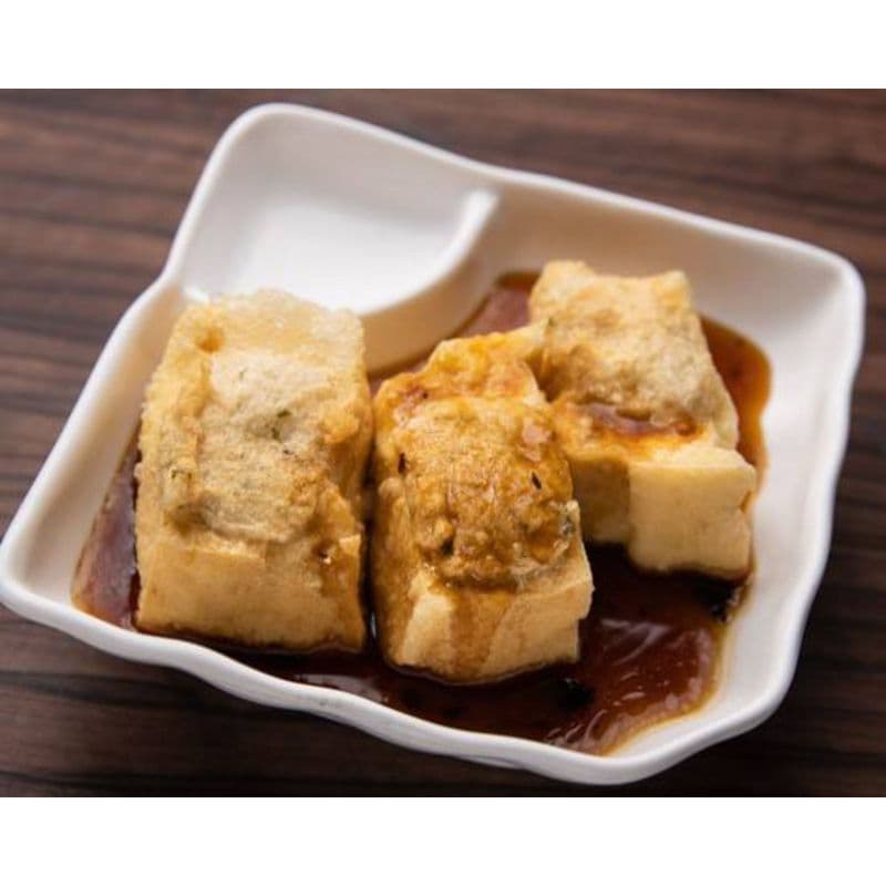 70. Fried Tofu Stuffed with Fish Paste (3 pcs)