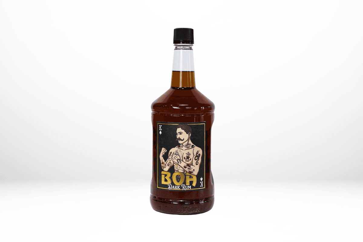 BOA Dark Rum - Barrel Aged (40%alc.vol.1750ml) PET Bottle
