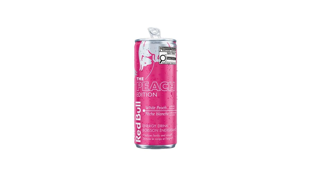 Boisson énergisante Red Bull ®, Pêche, canette 250 ml