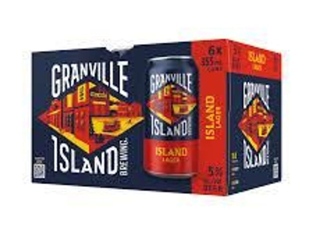 Granville Island Brewing ISLAND LAGER, 6 x 355ml