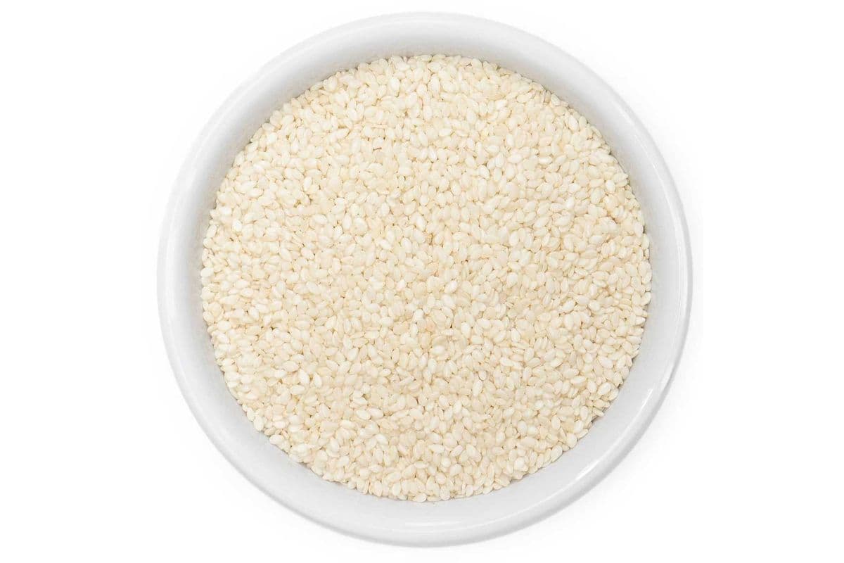 Sesame Seeds - Hulled - White (Organic) 1 LB (1 LB)