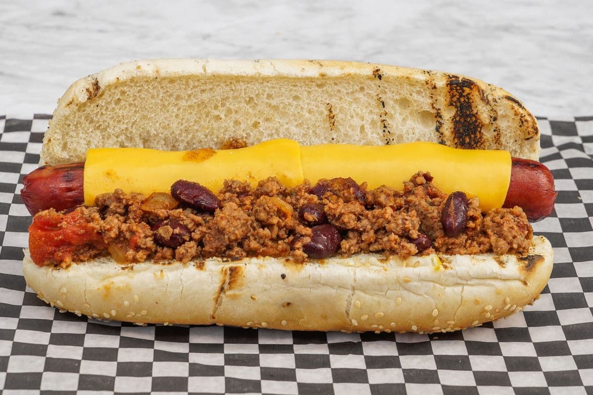 King Dog with Chilli and Cheese