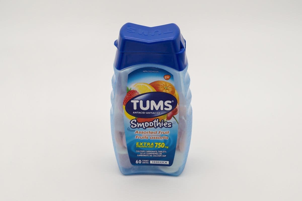Tums Smoothies Assorted Fruit Tablets (60 ct)