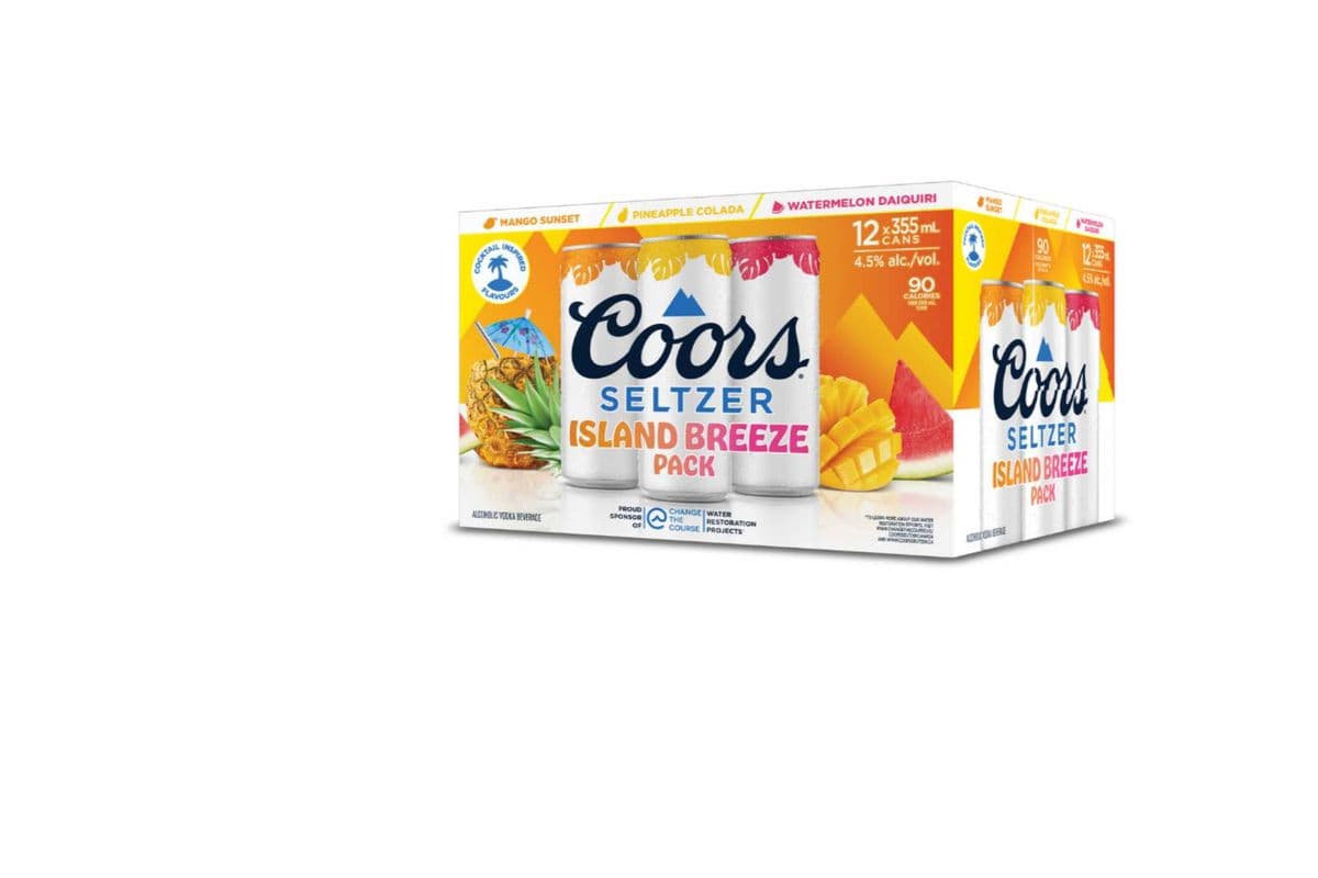 Coors Seltzer Island Breeze Variety Pack (12 x 355ml cans)