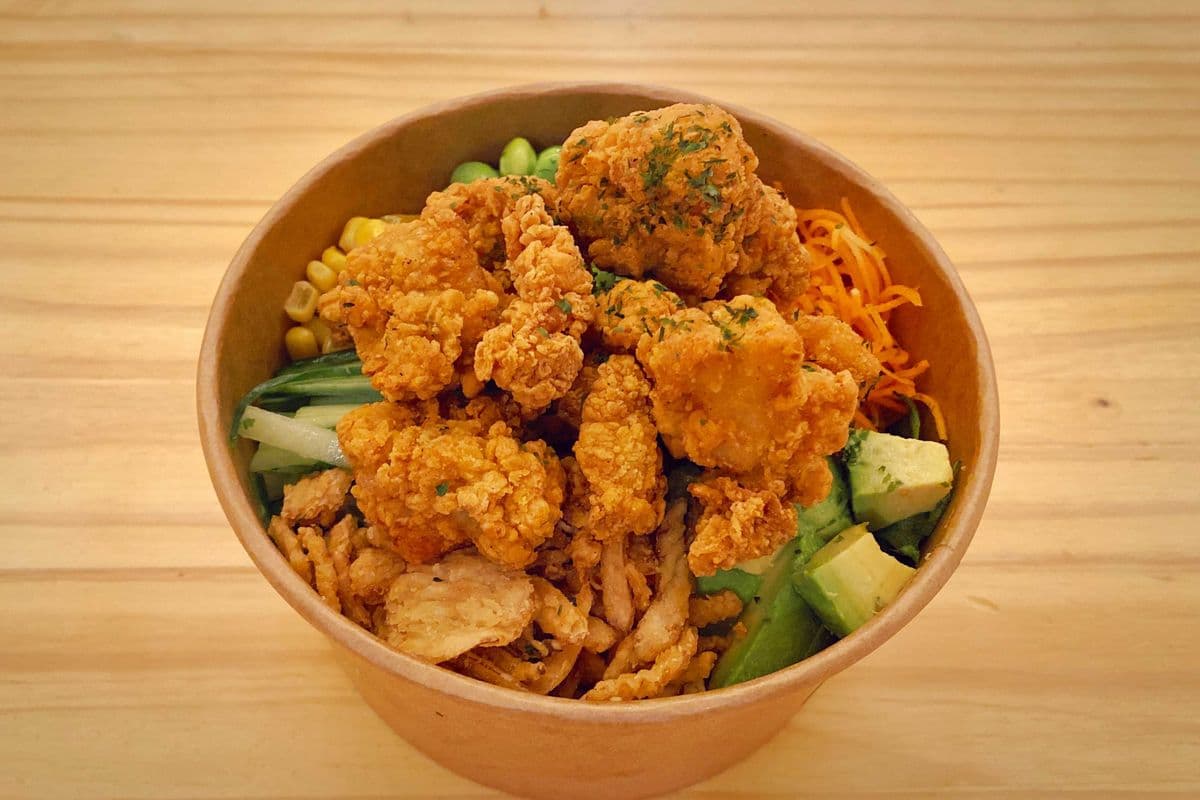 Chicken Karaage Poke Bowl