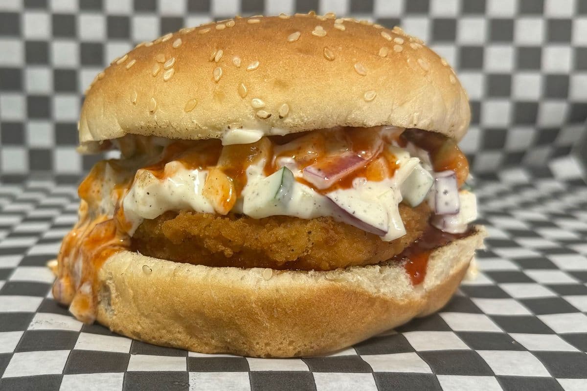 Creamy Aloo Tikki Burger