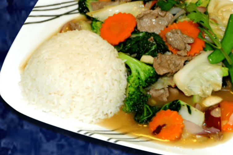 708. Stir-Fried Mix Vegetables - Chef's Signature Voi Com Trang