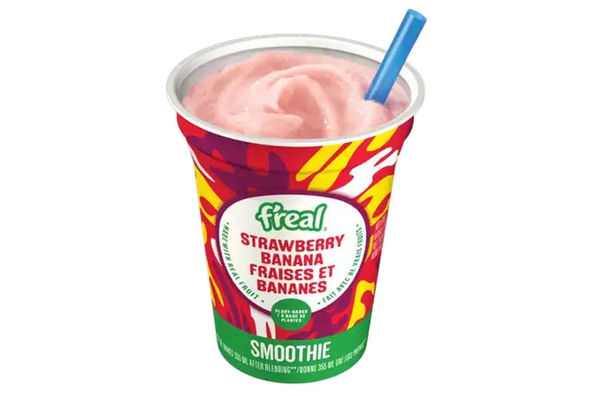 f'real Strawberry Banana Smoothie (355ml)