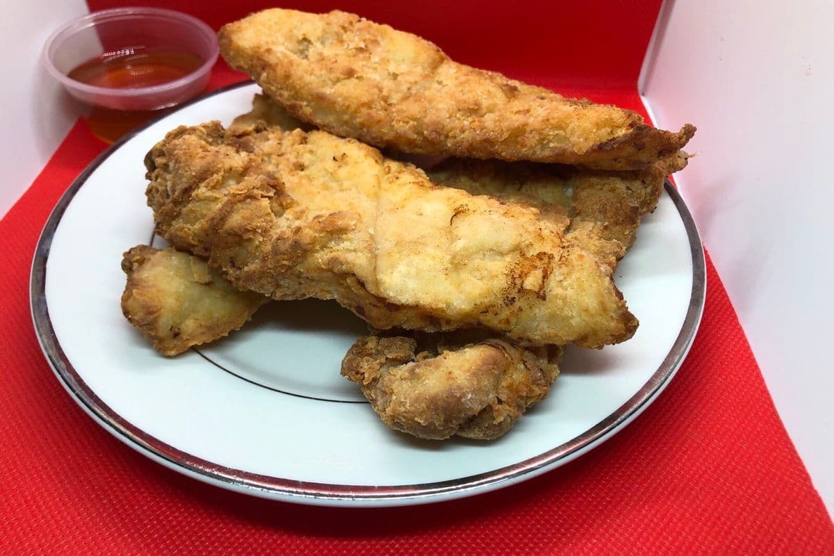 1 Pound Homemade Chicken Fingers with Dipping Sauce