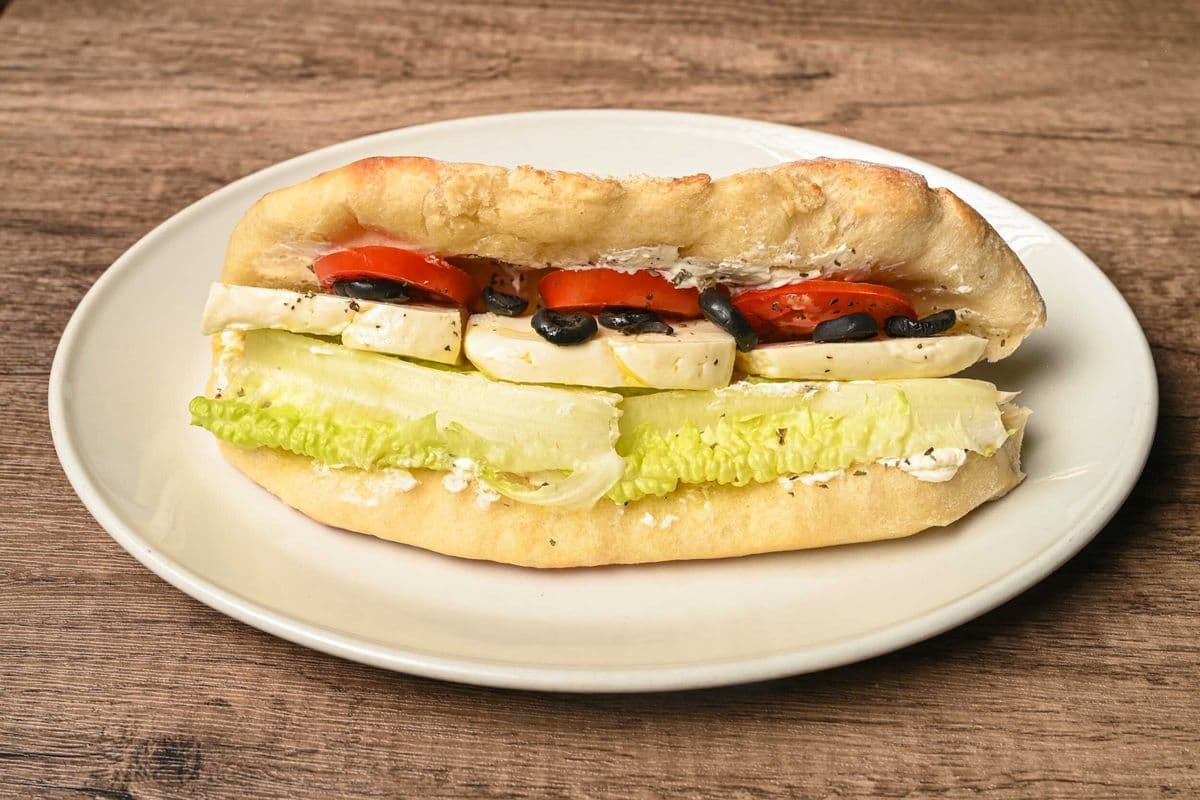 Sandwich légumes avec fromage / Vegetables with Cheese Sandwich