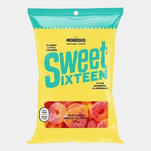 Sweet Sixteen Anneau de pêche (135g) / Sweet Sixteen Peach Rings (135g)