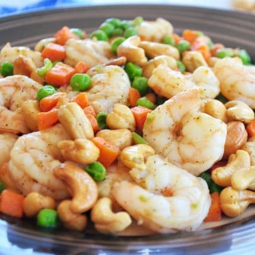 G5. Prawns with Cashew Nuts
